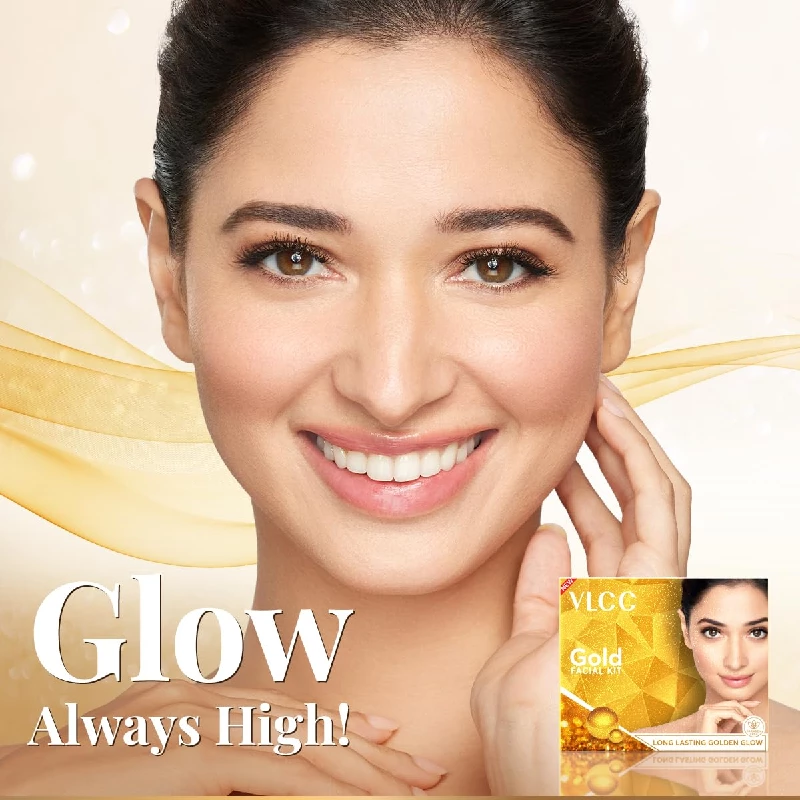 VLCC Gold Facial Kit for Bright & glowing skin, 60 g-2.webp